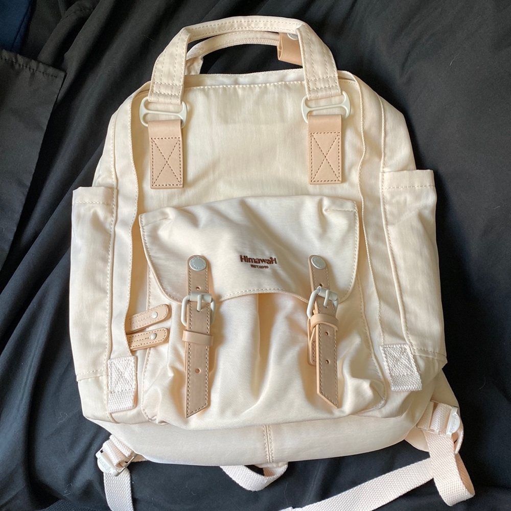 Himawari Beige waterproof backpack